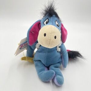 Disney Eeyore Cupid Mini Bean Bag Plush Valentine's Day Stuffed Animal ‎ Arrows